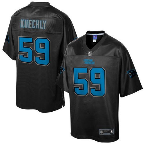 Nike Panthers #59 Luke Kuechly Black Men's NFL Pro Line Black Reverse Fashion Game Jersey - Click Image to Close